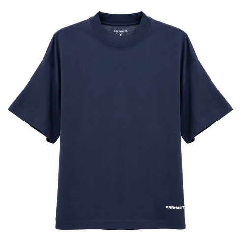 Carhartt WIP S/S Link Script T-Shirt Blue/White I031373.00A.XX.06